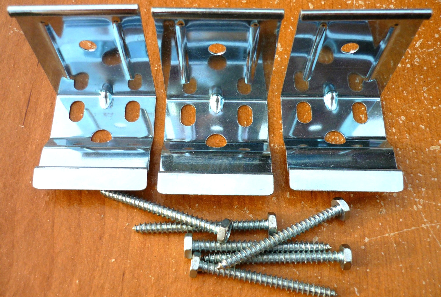 (3) Graber Bali Easy Up Shade Mounting Brackets – Old Style Gutter Rail –