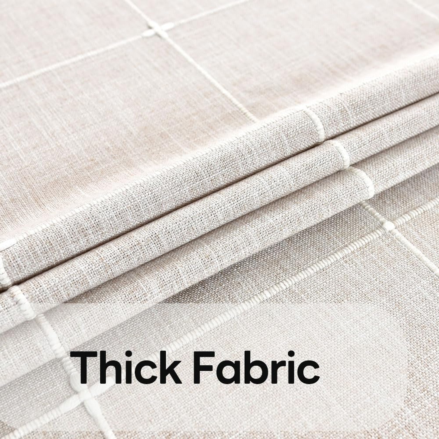 Heavy Duty Cotton Linen Table Cloth for Rectangle Table Rectangular Farmhouse…