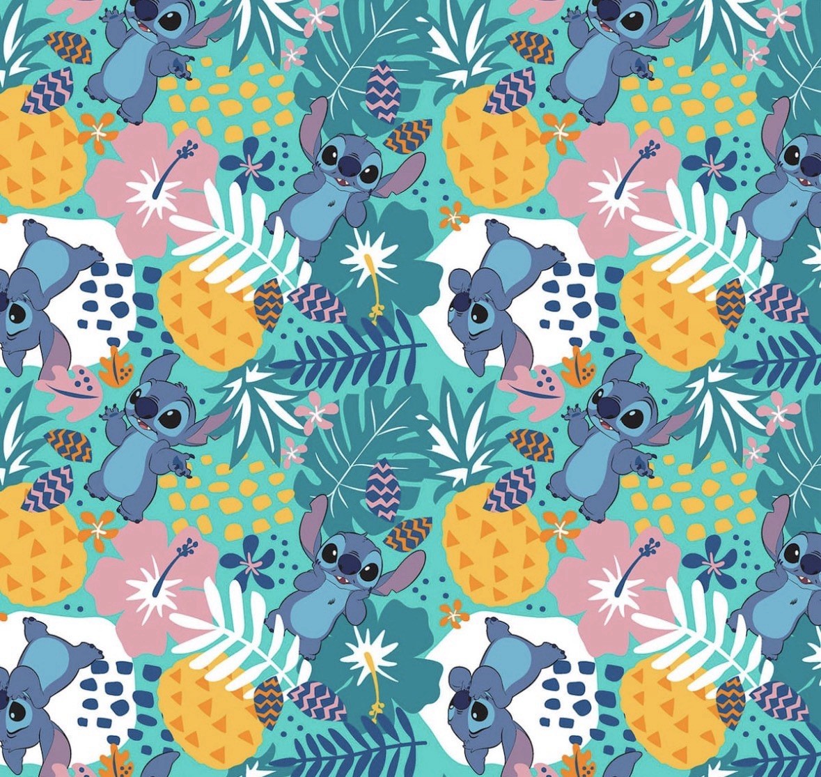 Lilo & Stitch Jungle Window VALANCE CURTAIN Kids Children’s Bedroom Curtains