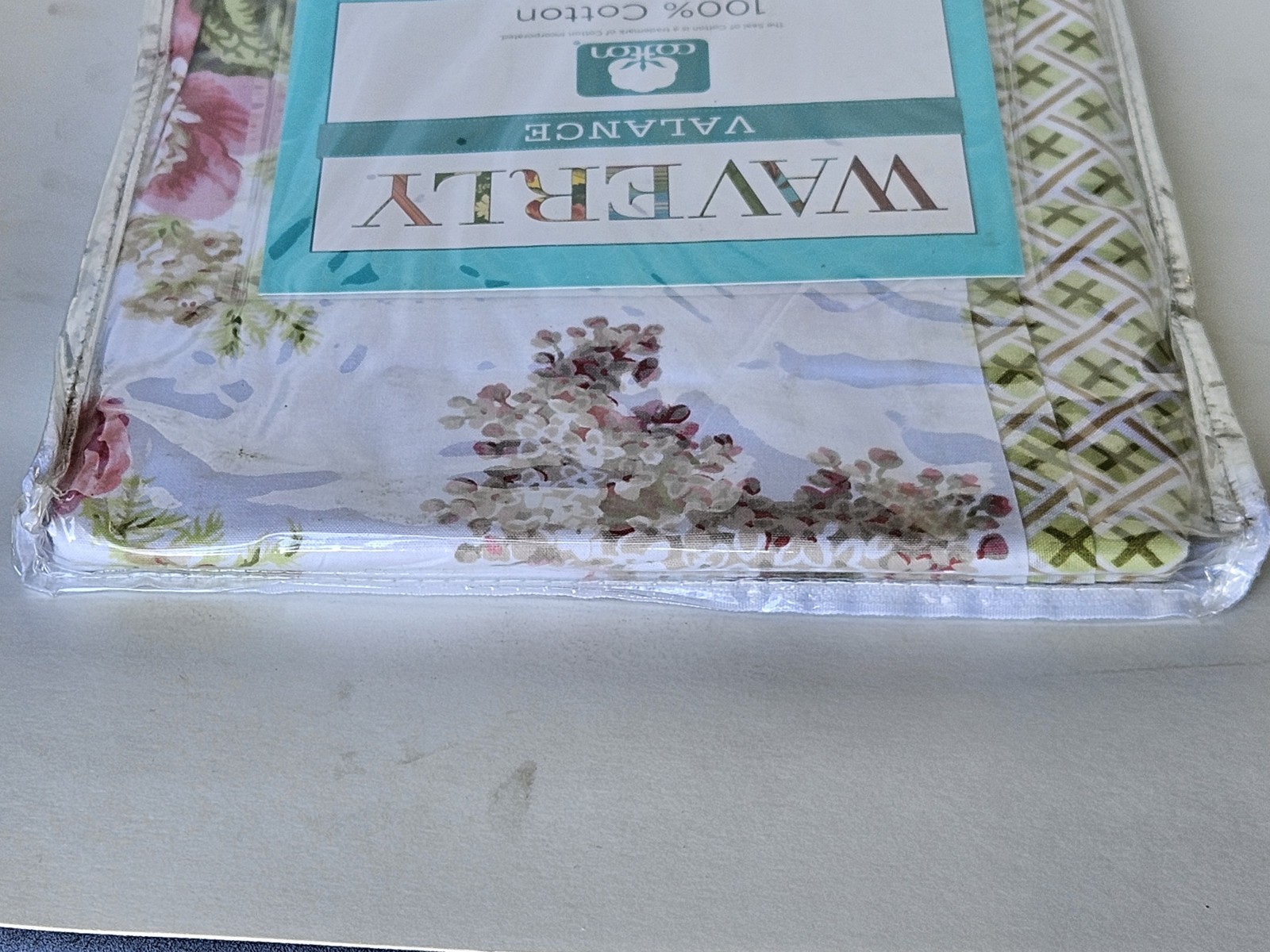 Waverly EMMA’S GARDEN Curtain Panel BLOSSOM Cottagecore Pink Rose Floral 52×84