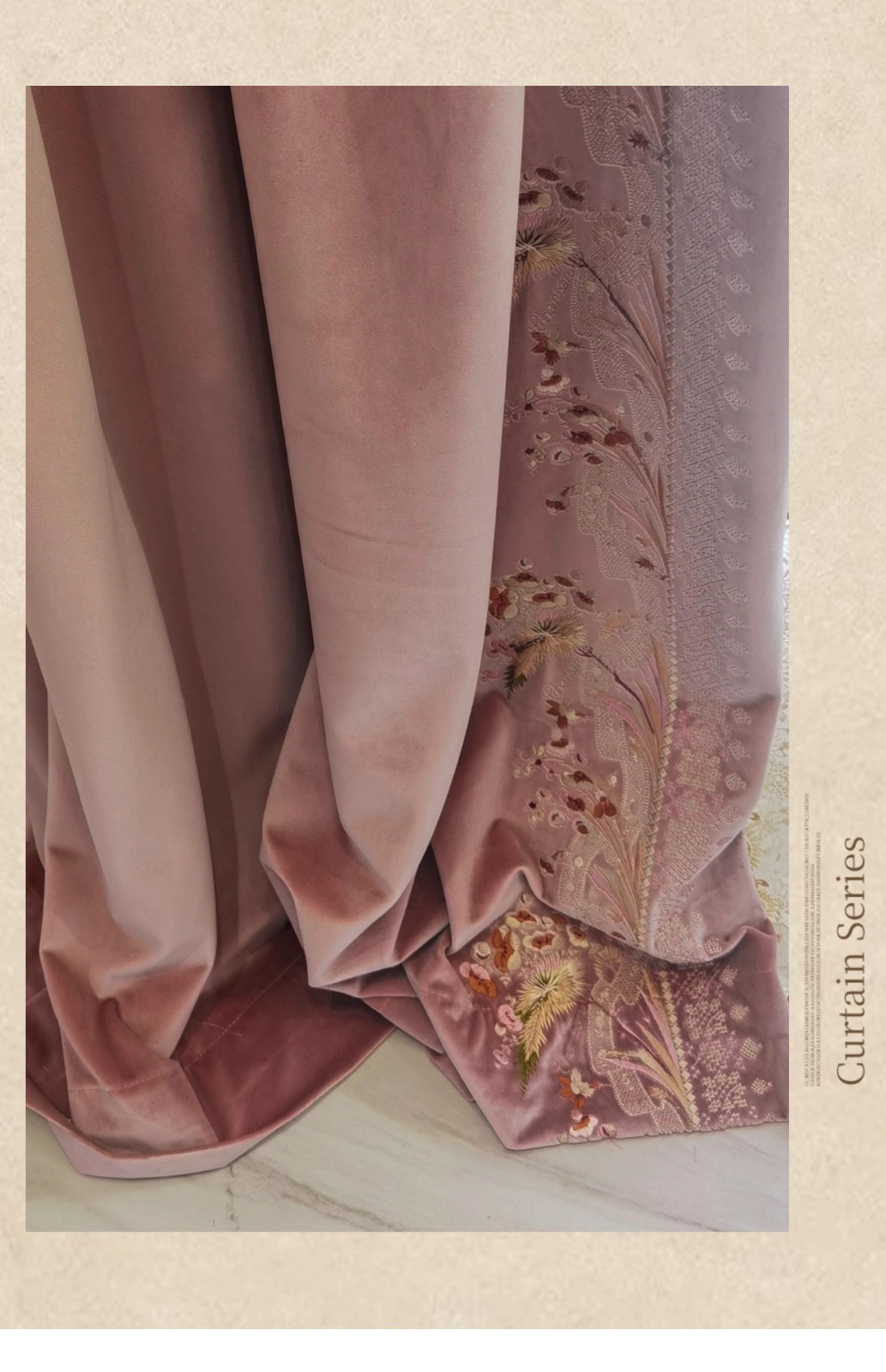luxury European Embroidery valance pink lace bedroom Velvet curtain tulle M1776
