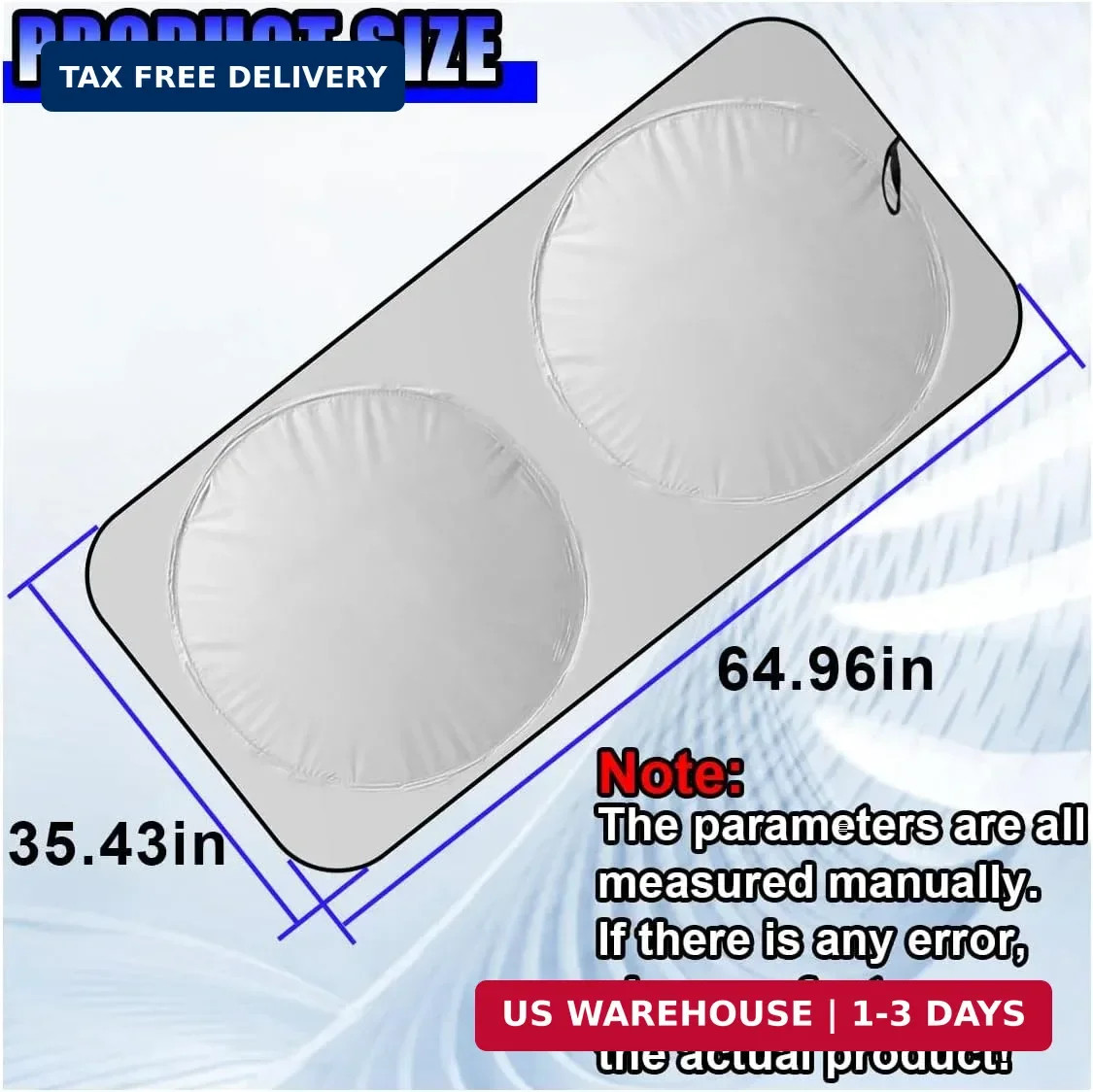 Car Windshield Sun Shade, Foldable Automotive Front Window Heat Blocking Sun Shi