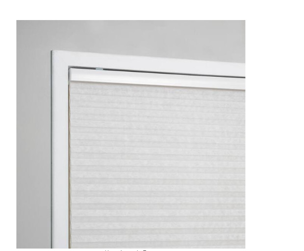 White Cordless Light Filtering Eco Polyester Cellular Shades – 26 in. W x 54 in.