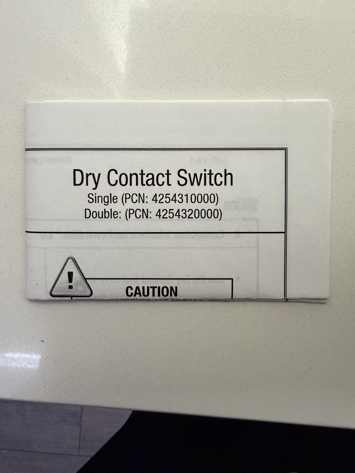 Hunter Douglas PowerRise 2.0 Hardwired Remote Control Dry Switch – NEW