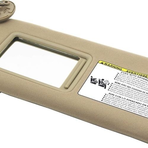 Auto Beige Left Driver Side Sun Visor fit for 74320-04181-B1 2005-2012 Tacoma Vi