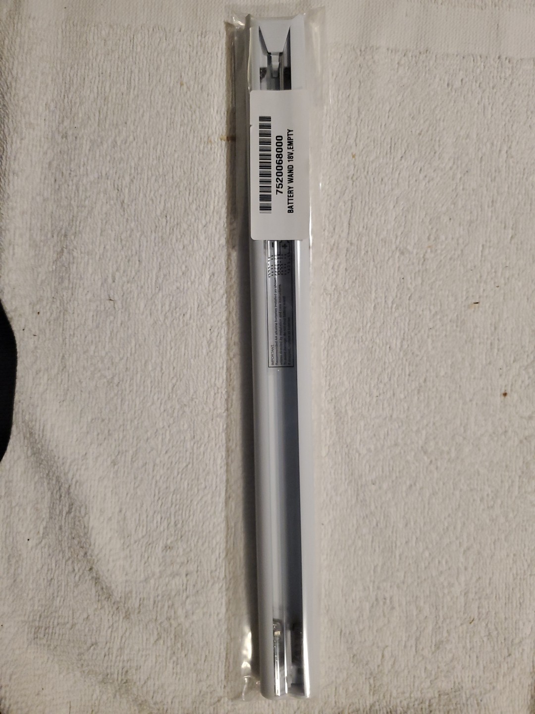 Hunter Douglas Powerview Replacement 18V Battery Wand/Tube for Motorized Shades!