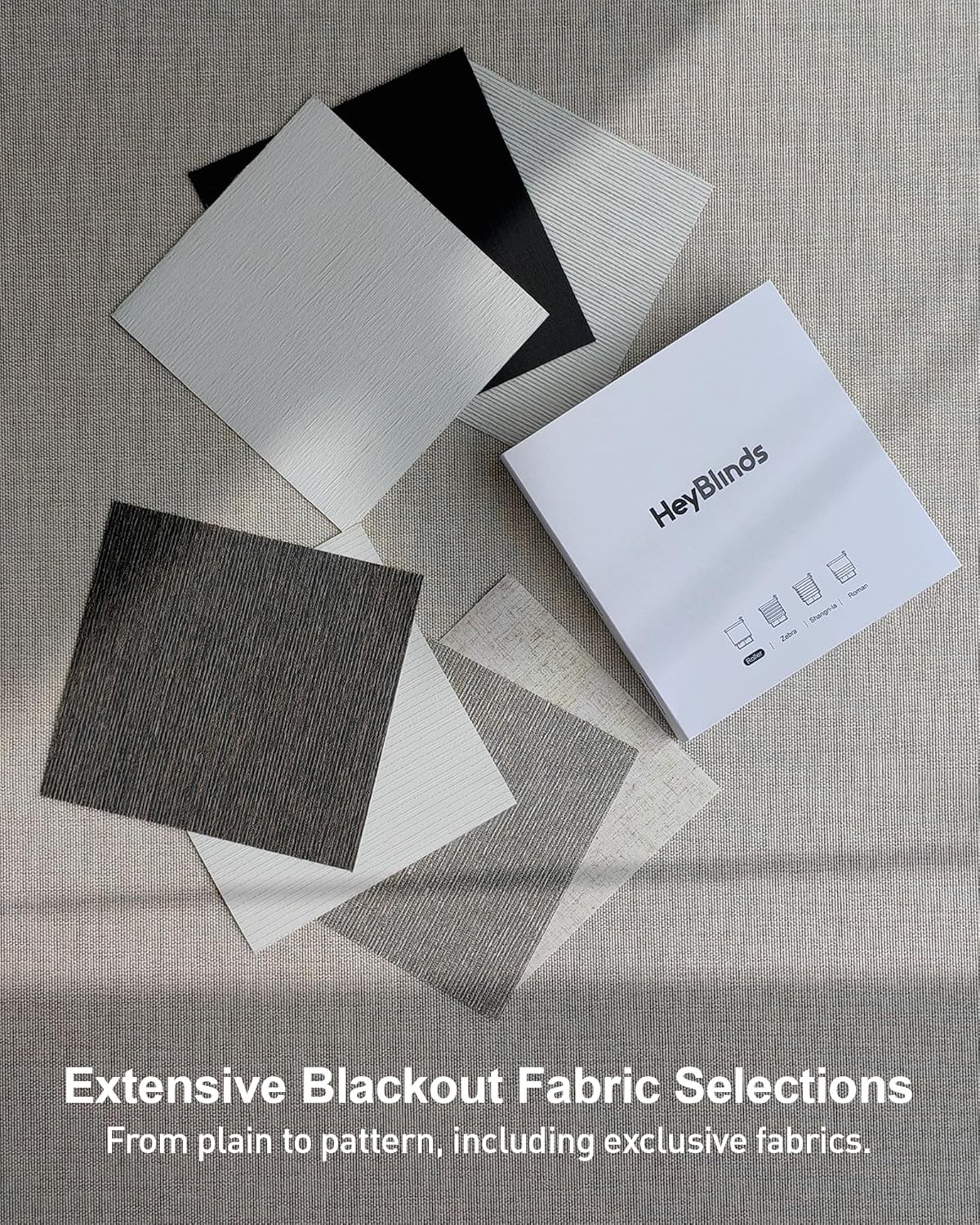 Motorized Blinds with Remote, Blackout Smart Blinds, Automatic Shades for
