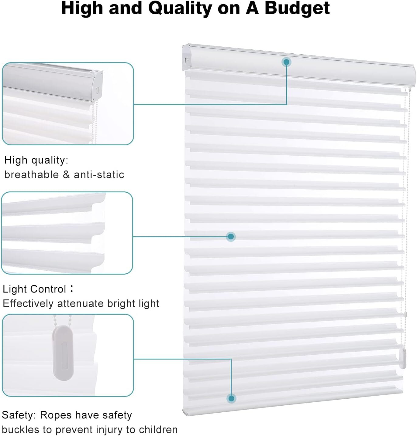 Changshade Custom Corded Light Filtering Shangri-La Roller Shades Window Blinds