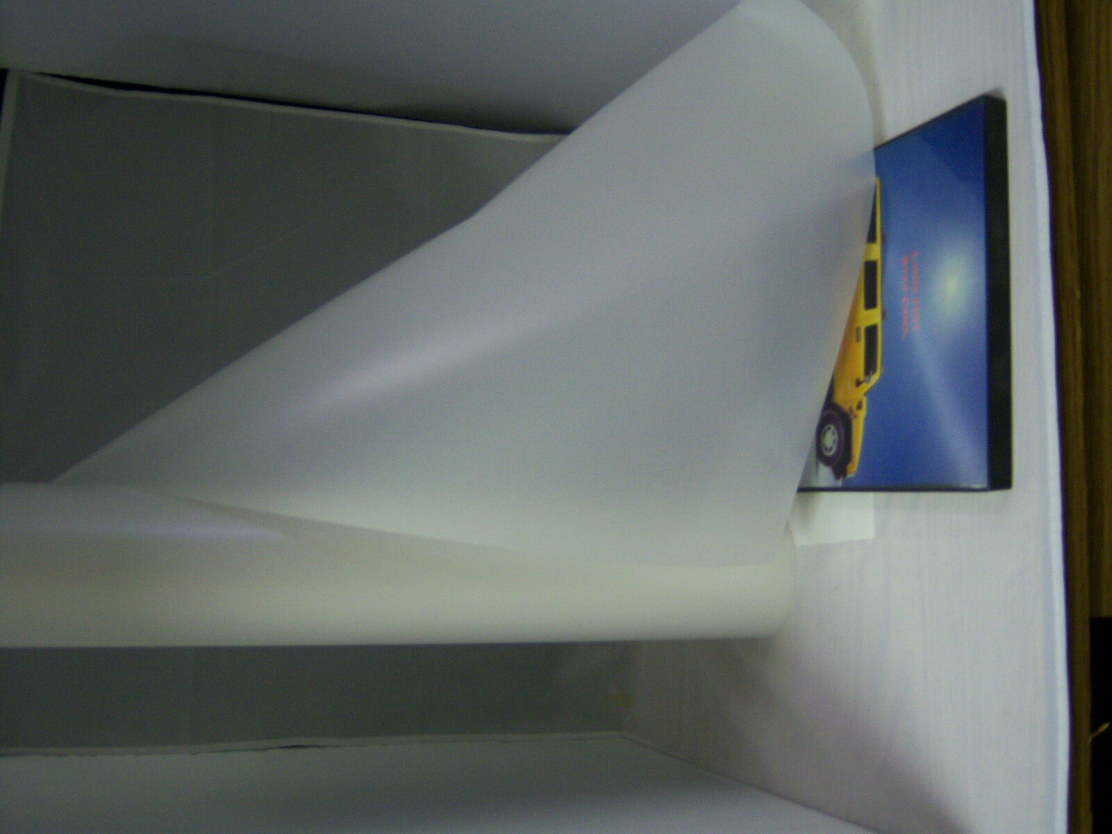 WHITE MATTE FILM PRIVACY FOR ANY GLASS SURFACE 40″ X 100 FT ROLL FROSTED TINT
