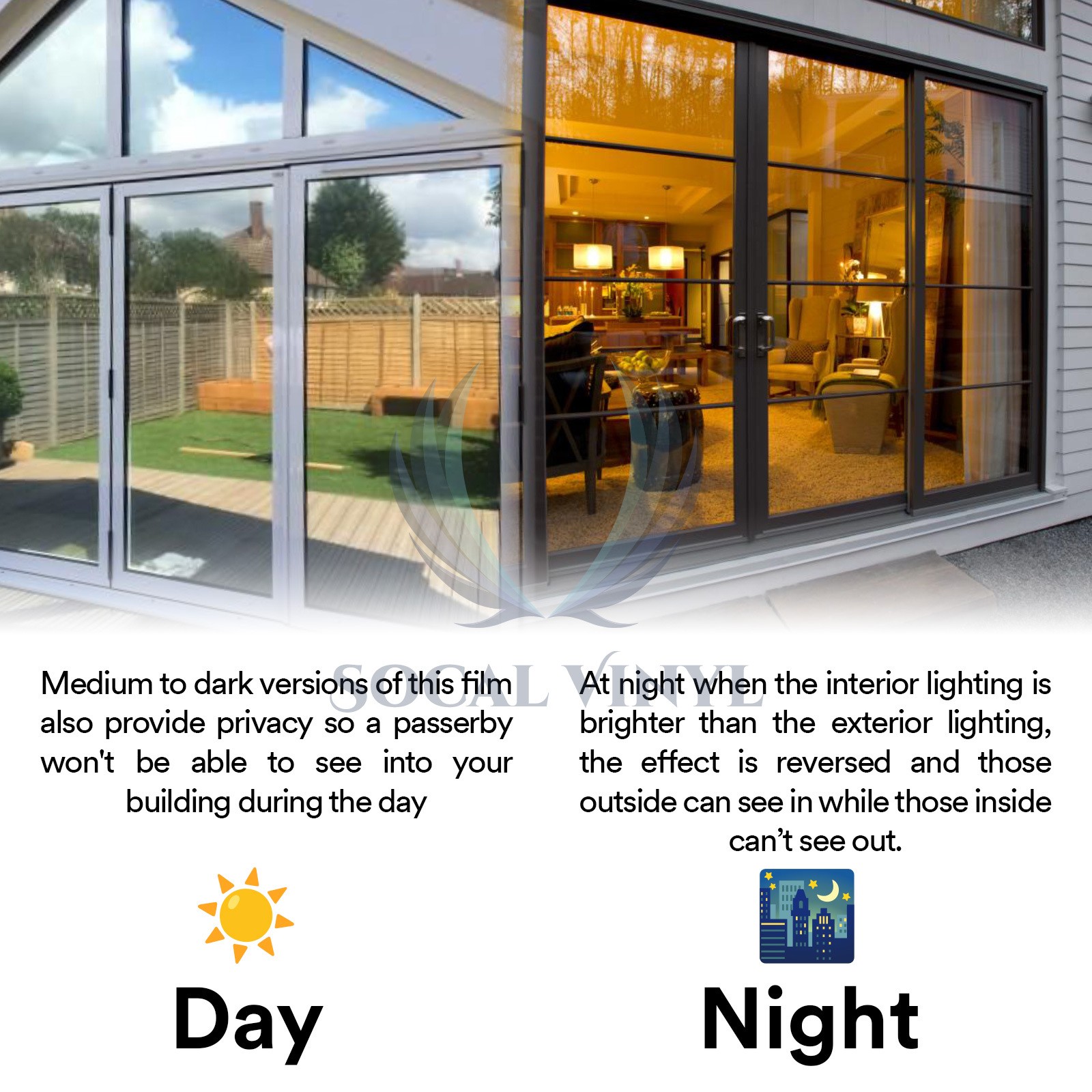 Sky Blue Chrome Window Tint One Way Mirror Film UV Heat Reflective Home Office