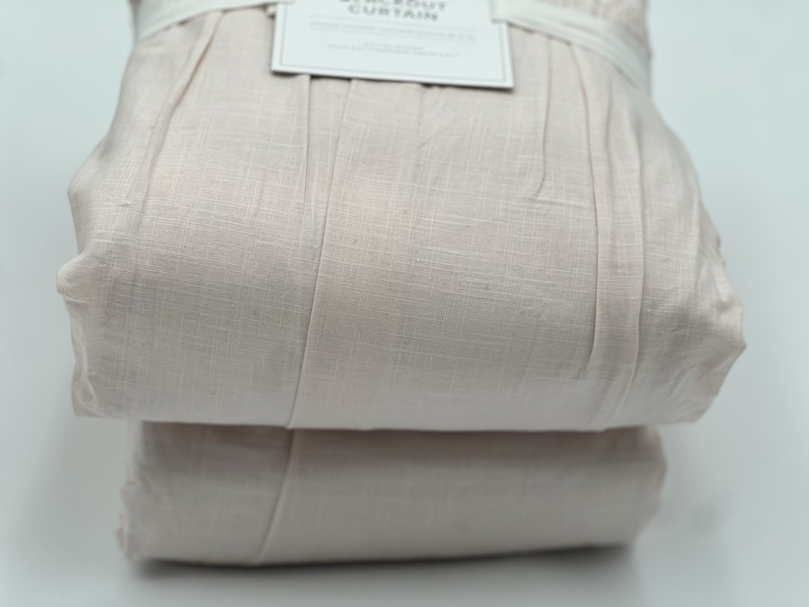 Pottery Barn Kids Smocked Top Blackout Curtains 44”x 84” Blush Pink (S/2) ~ Pair