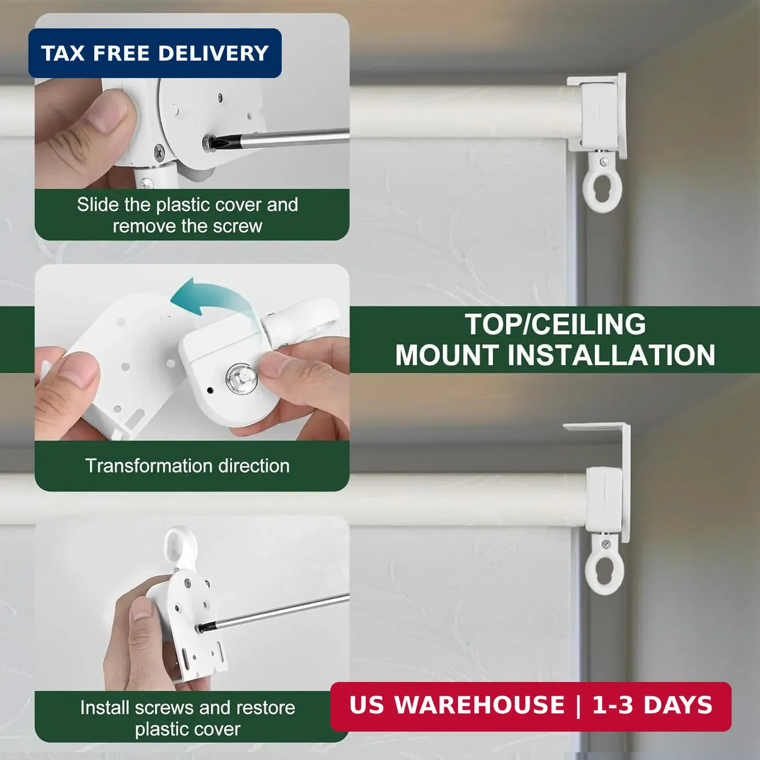 Universal Replacement Installation Accessories for Indoor/Outdoor Sunshade and R