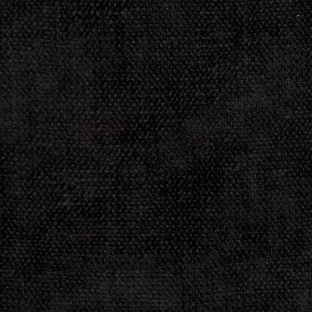 Threshold Black Soft Chenille Rod Pocket Blackout Curtain Panel 50″ x 63″ NWOT