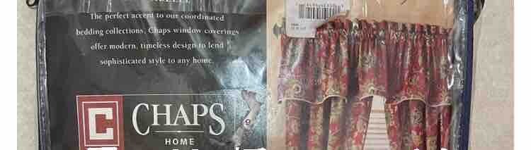 Rare! Ralph Lauren CHAPS Annabelle VALANCE 78” X 17” Rod Pocket Compatible Nice