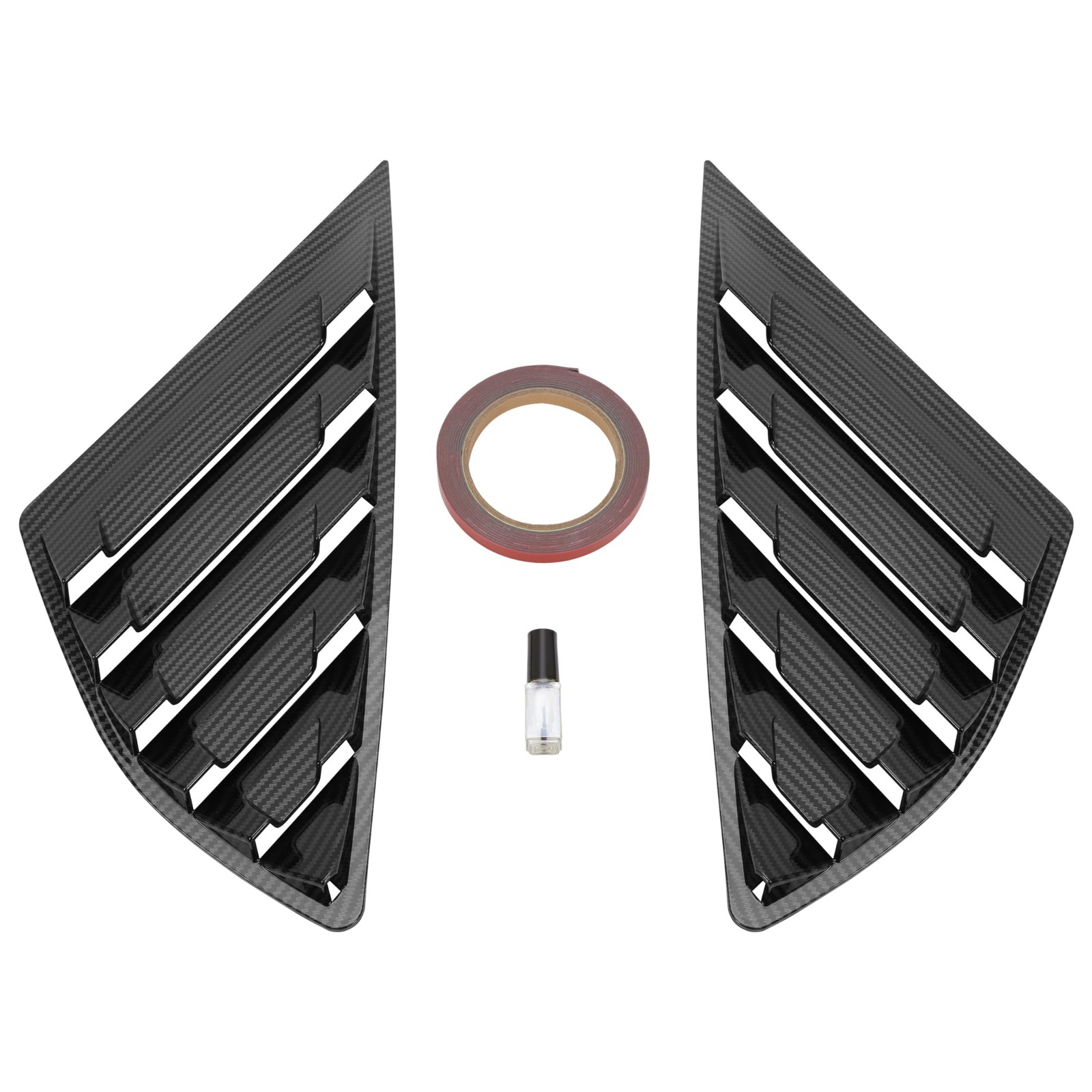 Hecasa Side Window Louvers Compatible 2013-2020 Ford Fusion/Mondeo Air Vent