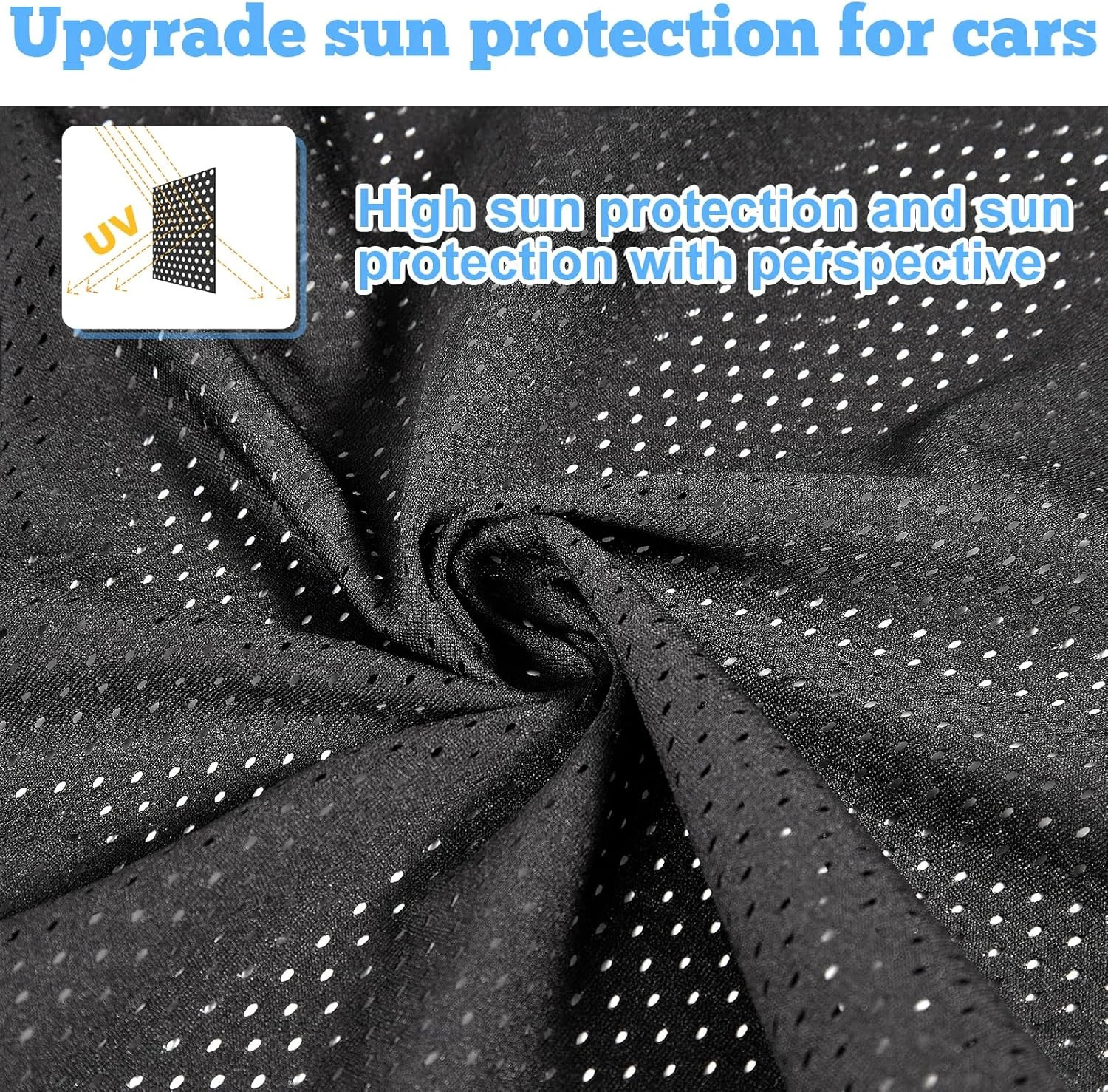 2PCS Side Window Sunshades for Semi-Truck,23.6×21.6inch Car Side Window Shade RV
