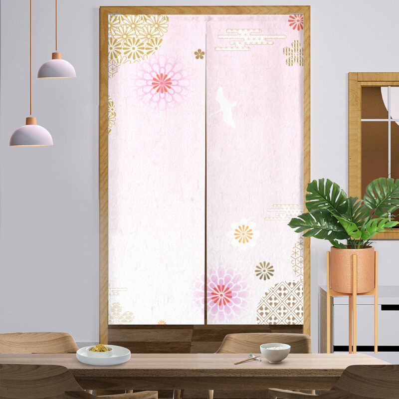Japanese Noren Door Curtain Tapestry Room Divider Doorway Banner Hanging Drape