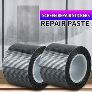 Window Screen Repair Kit 2 in X 16.5FT 3-Layer Strong Adhesive & Waterproof Tape