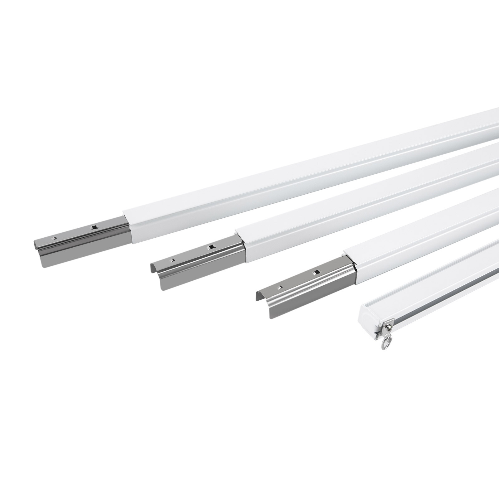 Heavy Duty Curtain Track Rail Set Ceiling or Wall Mounting Room Divider 9-12ft
