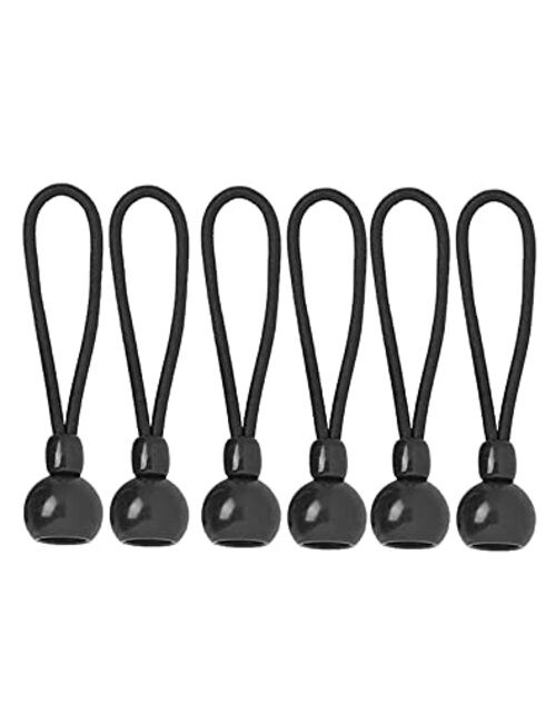 Universal Bungee Tie Down,Roller Shade Parts,Weather Bungee Tie Down 6pcs Black