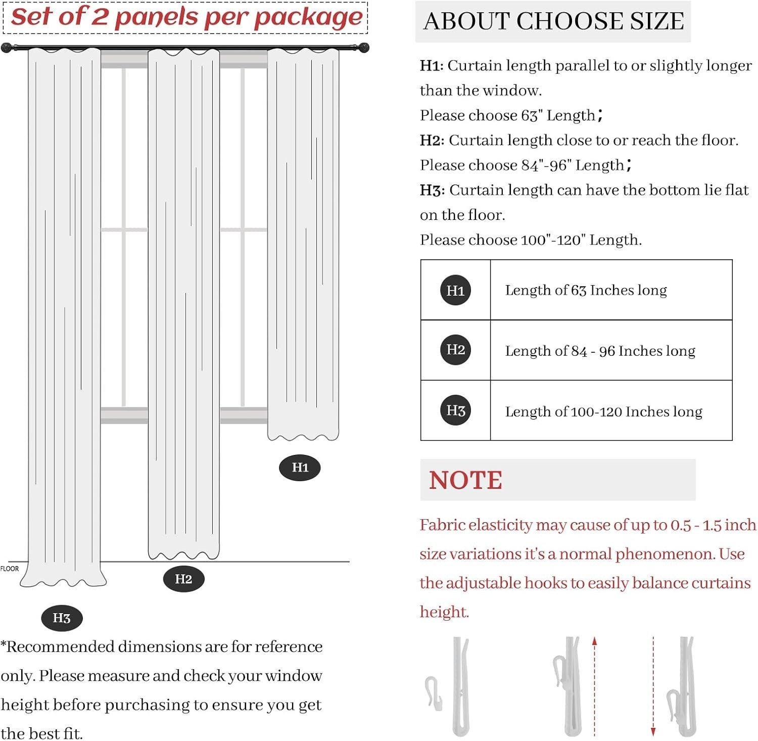Pinch Pleated Linen Curtains 96 Inches Long for Living Room Bedroom, Light Fi…