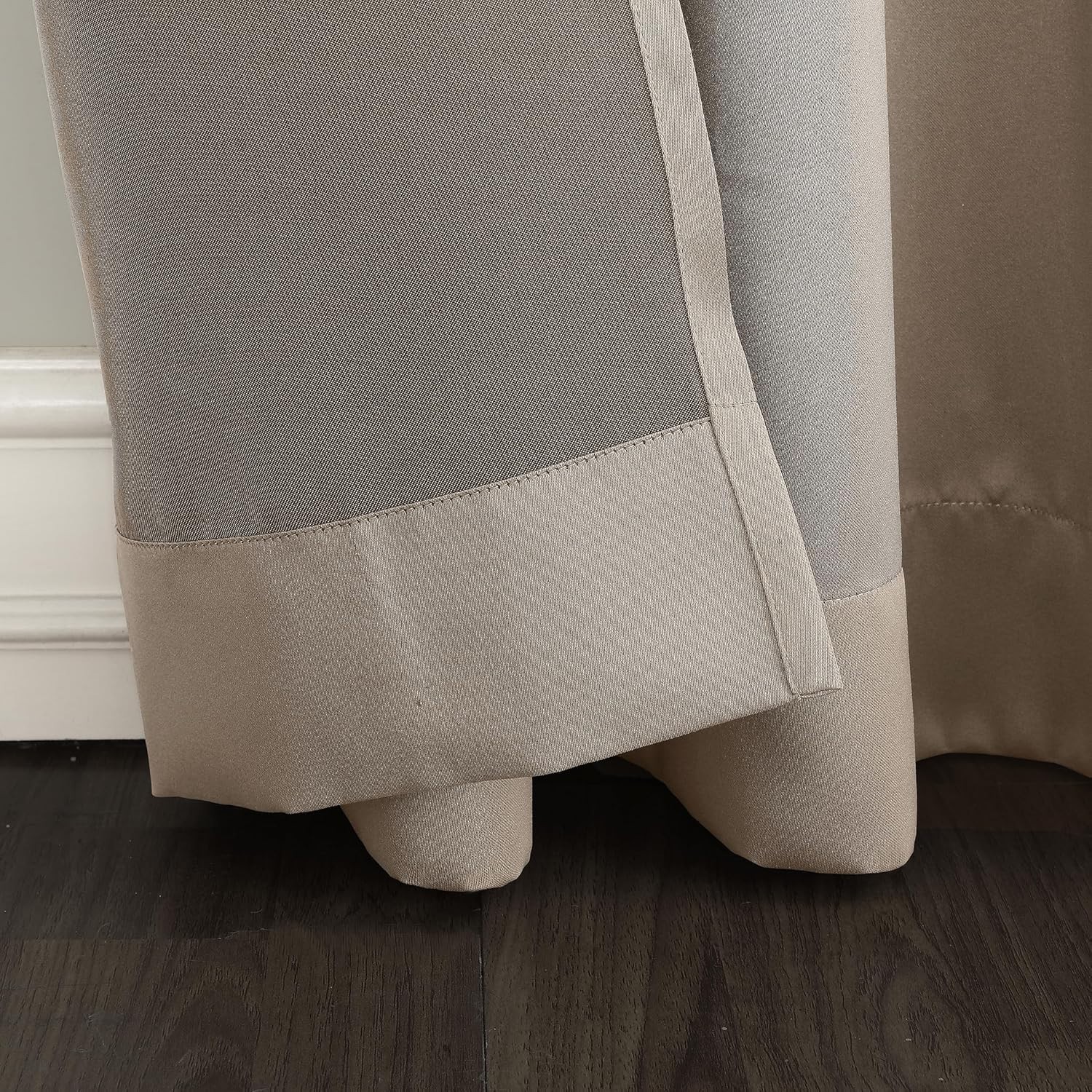 Sun Zero Barrow Energy Efficient Rod Pocket Curtain Single Panel – 108″L x 54″W