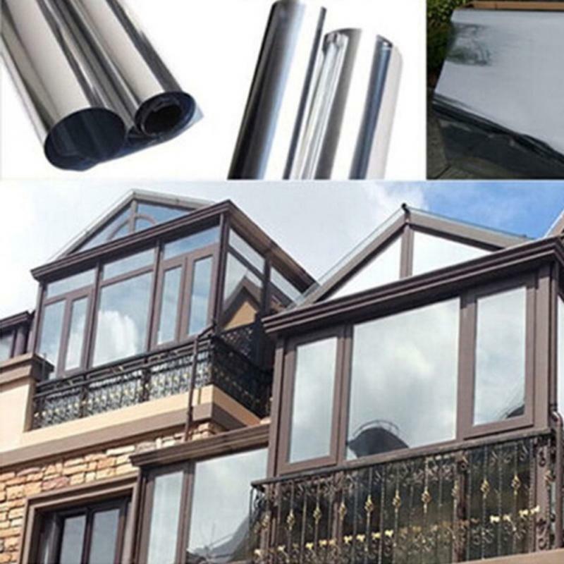 12″x 24″ Window Tint One Way Mirror Film UV Heat Reflective Home Heat Insulation