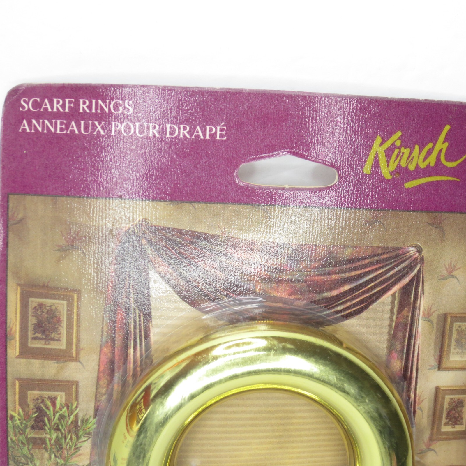Kirsch Scarf Rings Brass/Gold One Pair 5454-63