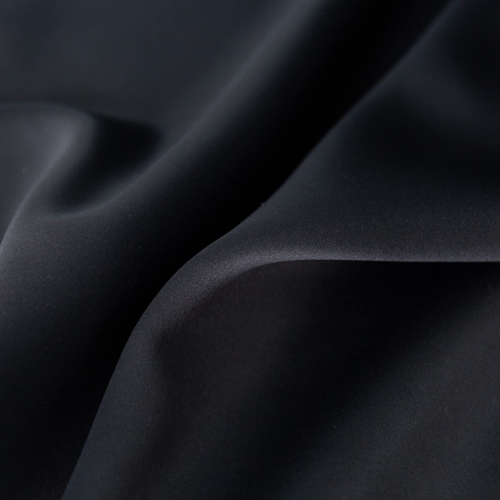 Pickluc 24 Inch Long Tier Curtains for Small 30″W x 24″L (Pack of 2), Black