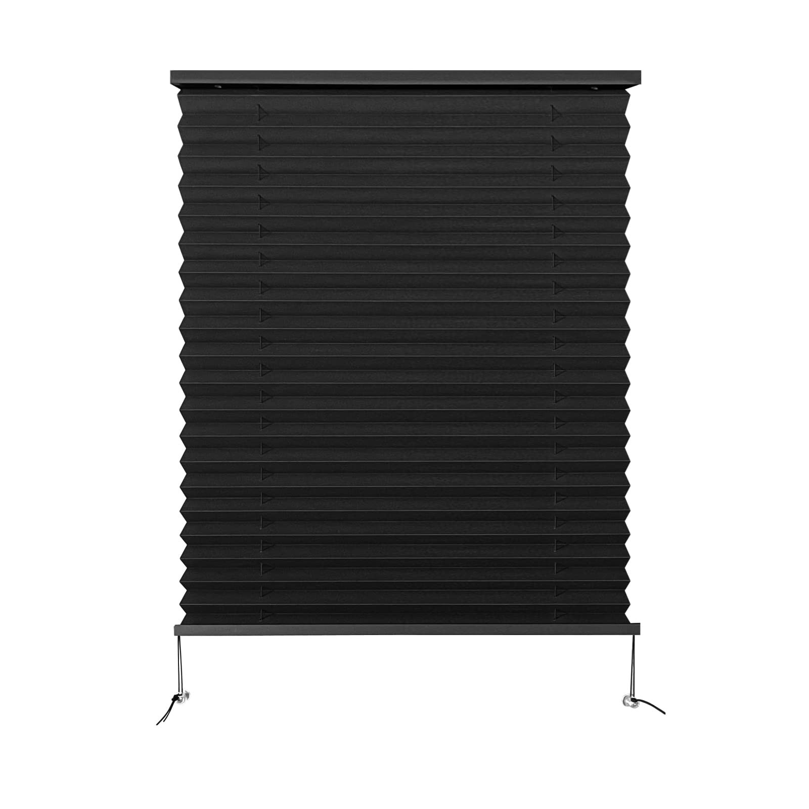 RV Blinds,RV Pleated Shades,RV Blinds Pleated Shades, 20″ W x 24″ L Black RV