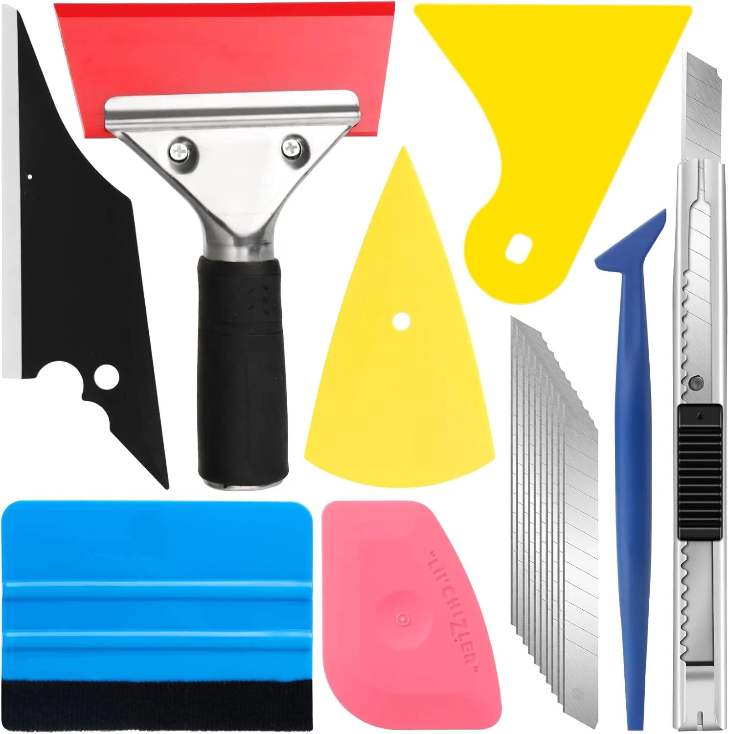 DIYSELF 18 Pcs Window Tint Kit, Vinyl Wrap Tool Kit – Professional Window Tint T