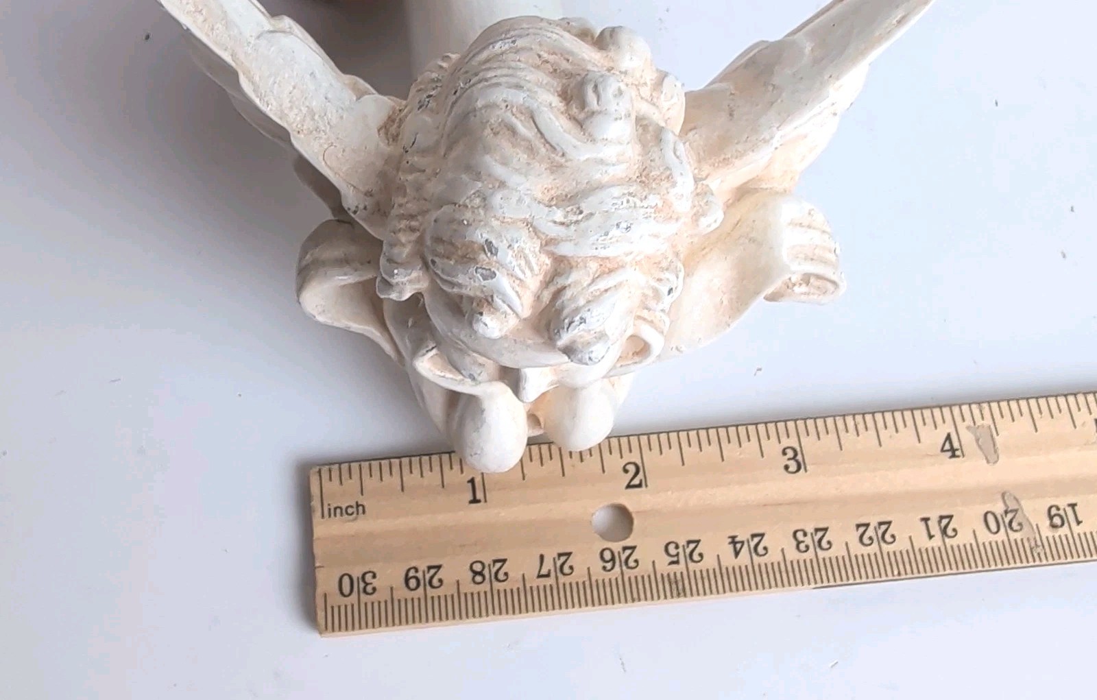 Vtg 5.75″Angel Cherub Curtain Hold Back Finial Door Handle Figurine Set of 2
