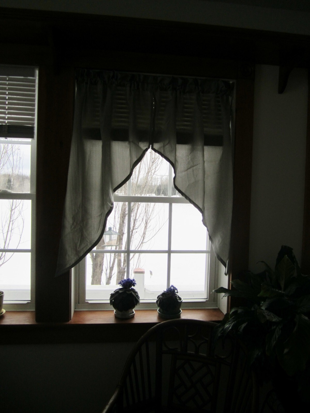 Opaque Ribcord Kitchen Curtains – 54″ x 38″ SWAG PAIR – BUTTERCREAM OFF WHITE