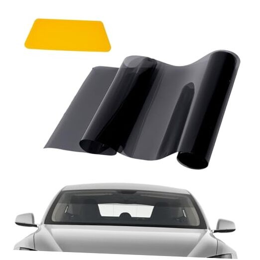 Car Sun Visor Strip Tint Film, Vehicle Windshield Window Tint Film, 50% Vlt