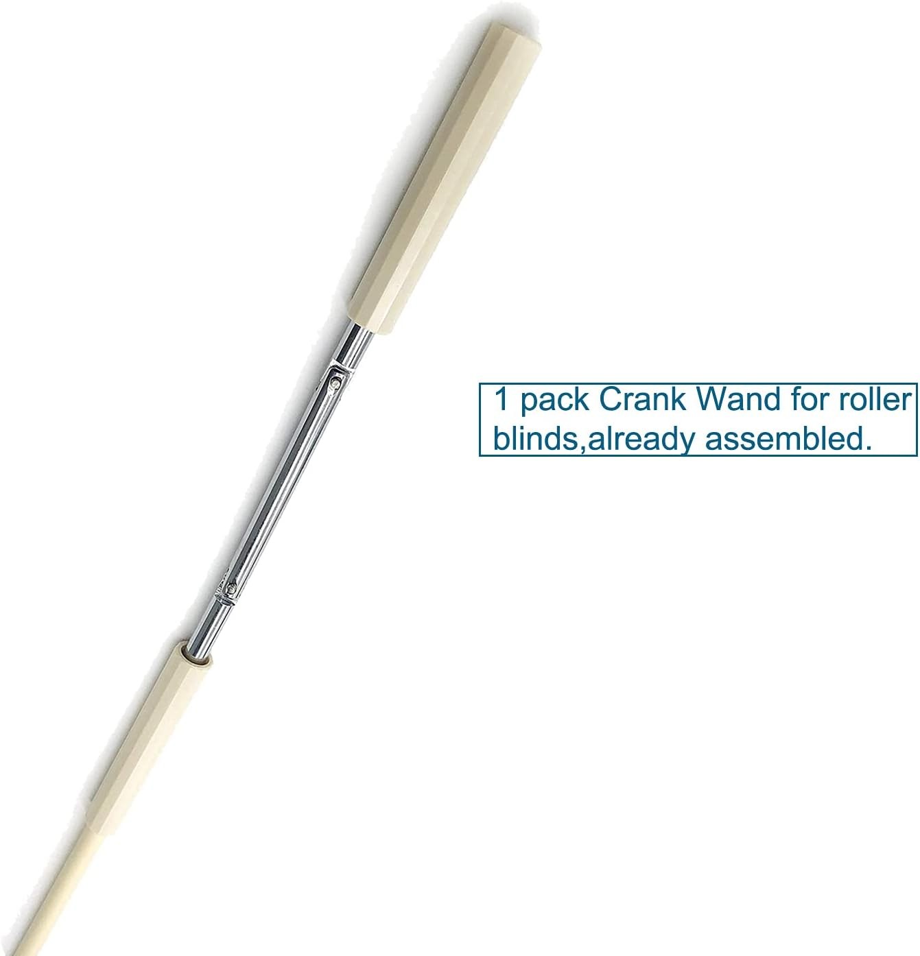 Universal Replacement Metal Crank Wand of Exterior Sun Shades Roller up Blind