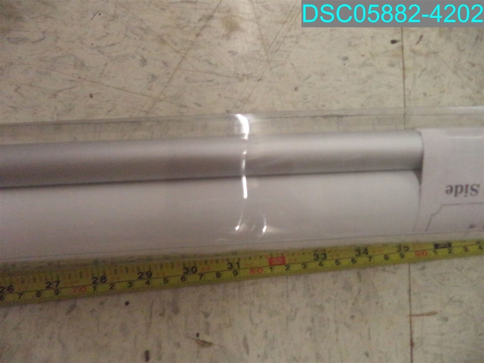 ChrisDowa 100% Blackout Roller Shade Window Blind White 46″ W x 72″ H