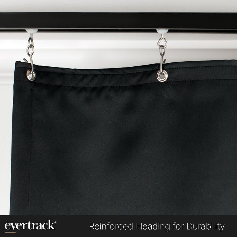 Blackout Room Divider Curtains – 100% Opaque, 54″ W X 96″ H, Handcrafted USA