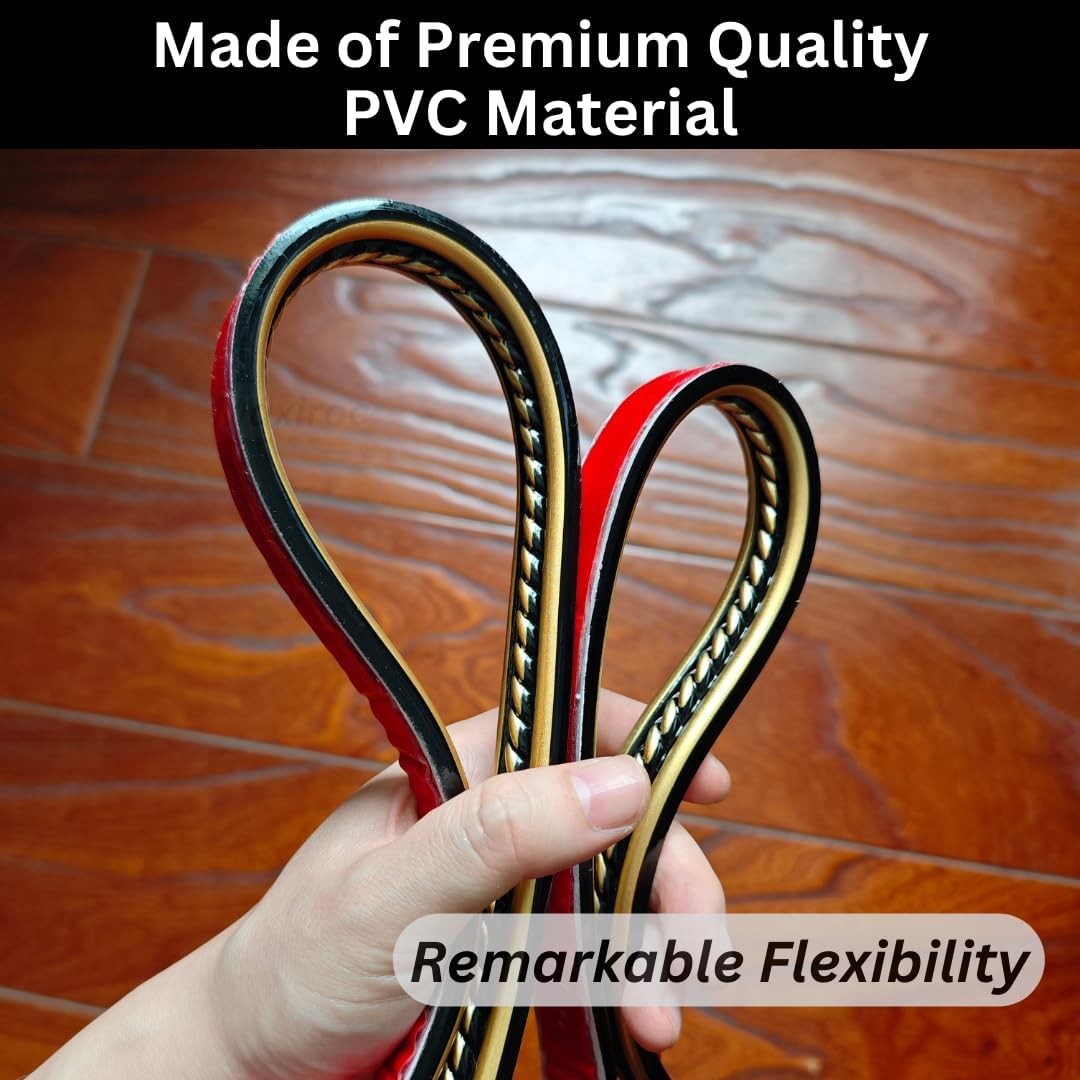 Peel and Stick Molding Trim Self Adhesive Flexible Wall Trim Crown Molding 3D St