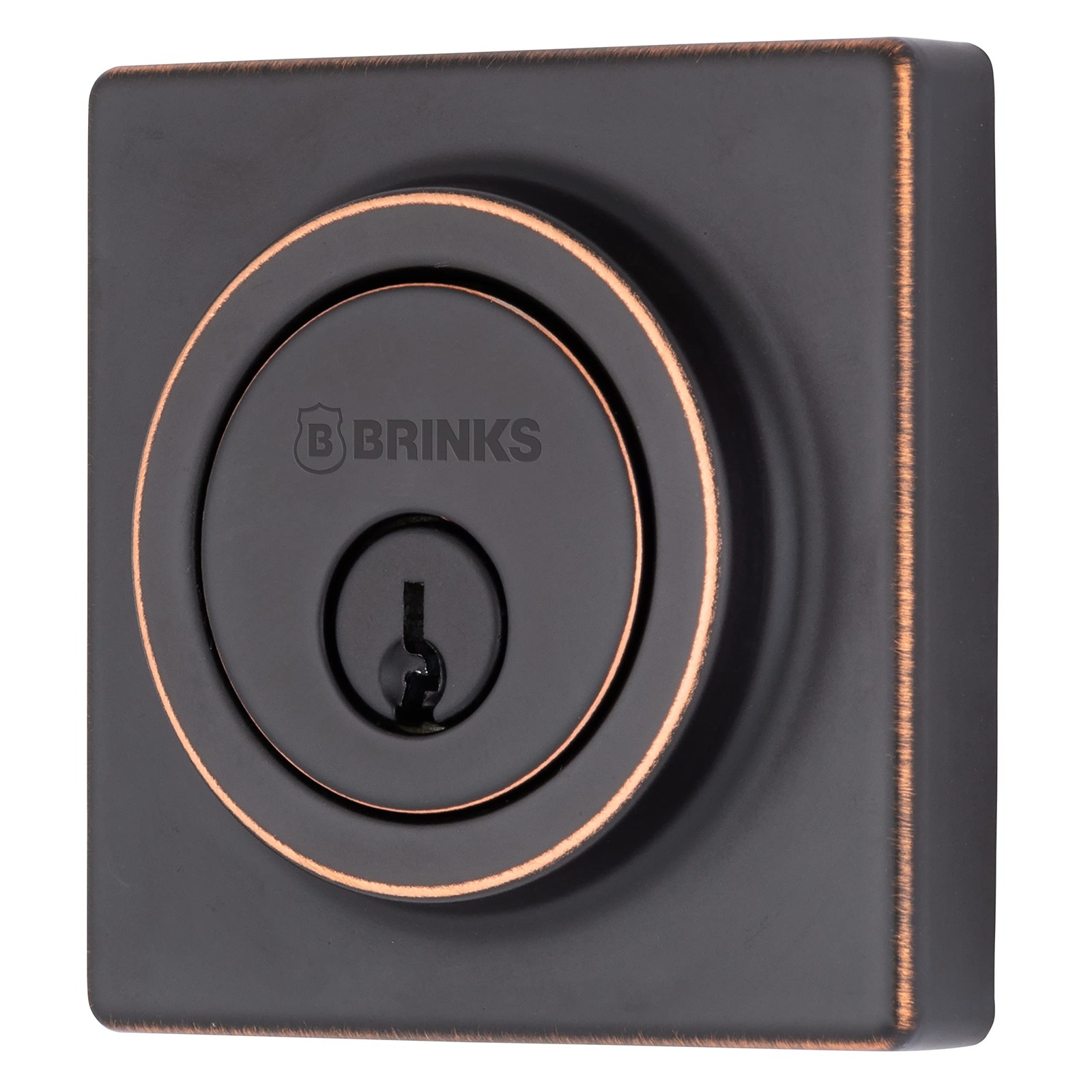Brinks Lock Single Cylinder – – Keyed Front Door Modern Finish