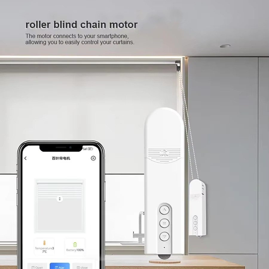 Tuya Smart Roller Blind Motor Bluetooth Remote Alexa Google Home Curtain Control