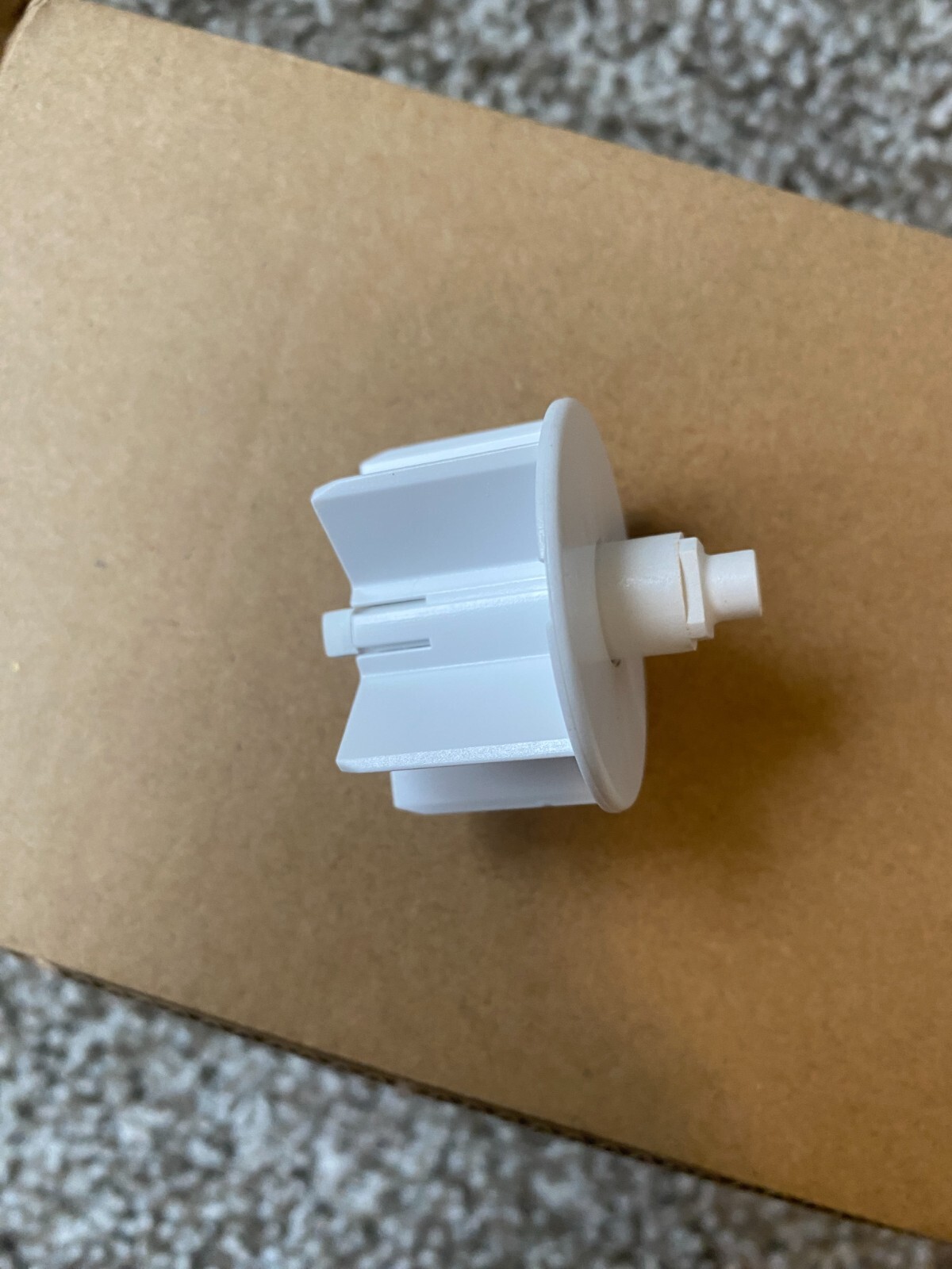 RollEase Skyline SL-Series Pin End SLPEV653W for 1-1/2 Inch Tube 38mm WHITE NEW