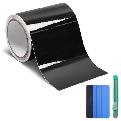 Gloss Black 5inx30ft Vinyl Film Tapes Kit for Cars – Blackout Vinyl Wrap