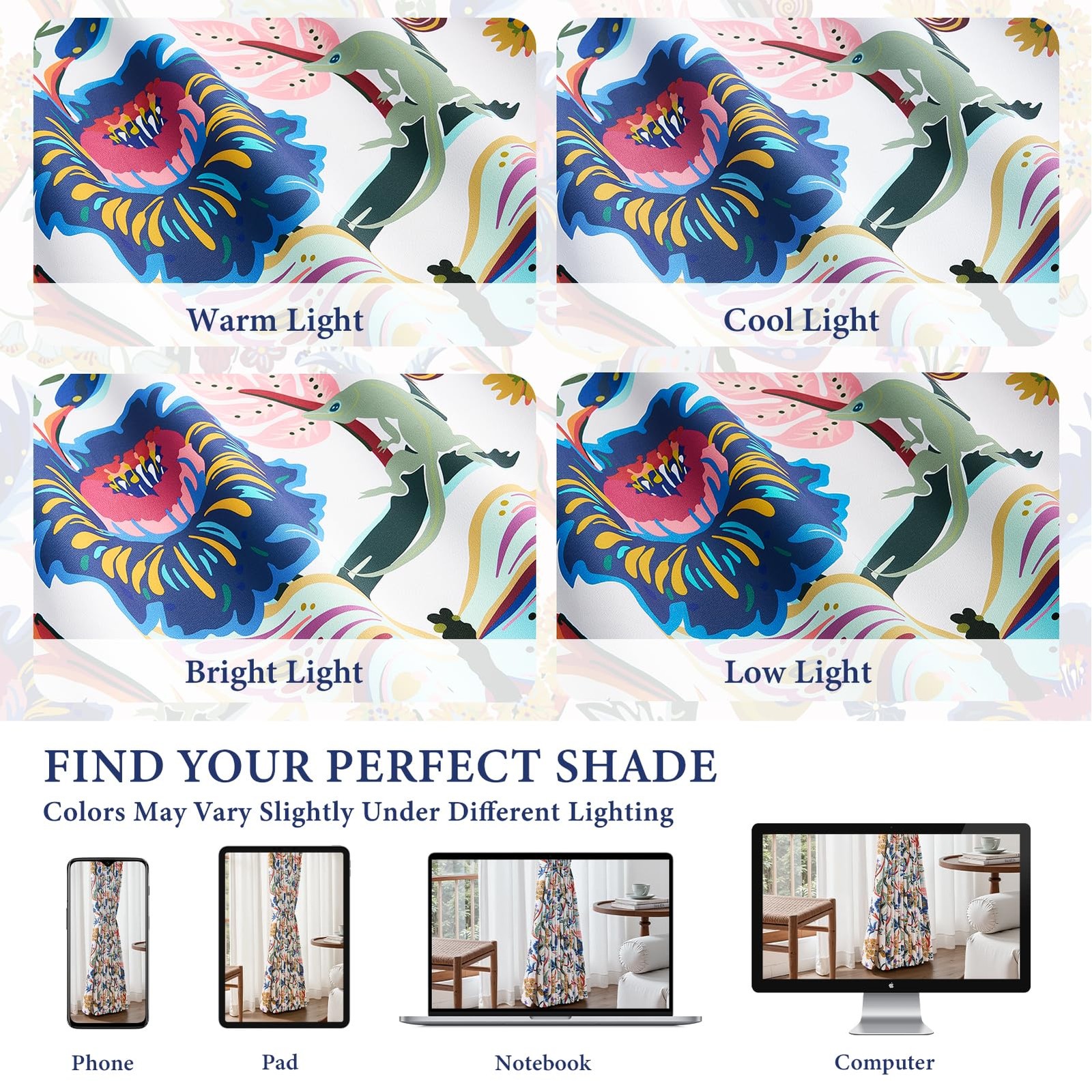 36 Inch Cafe Small Window Back Tabs Treatment Spring Butterfly Farmhouse Kitc…