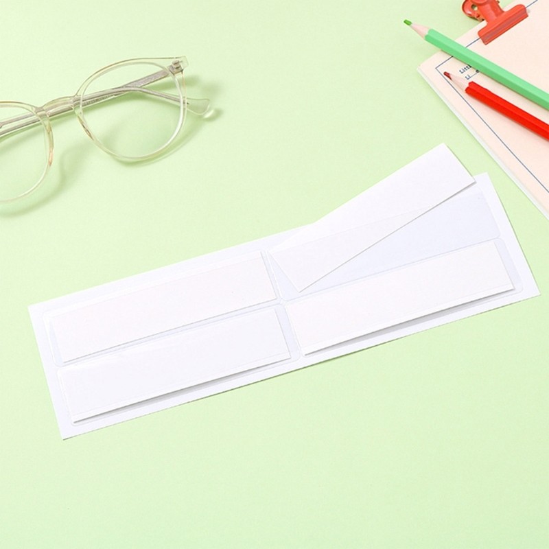 Transparent Adhesive Backed Label Sleeves For Organizing Documents Boxes
