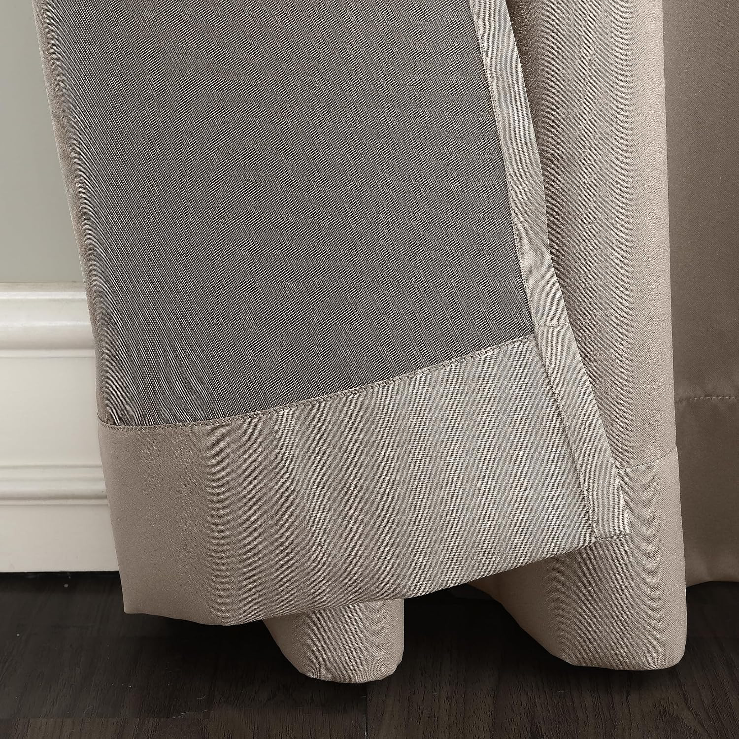 Sun Zero Barrow Energy Efficient Grommet Sliding Patio Door Curtain Panel, 100″