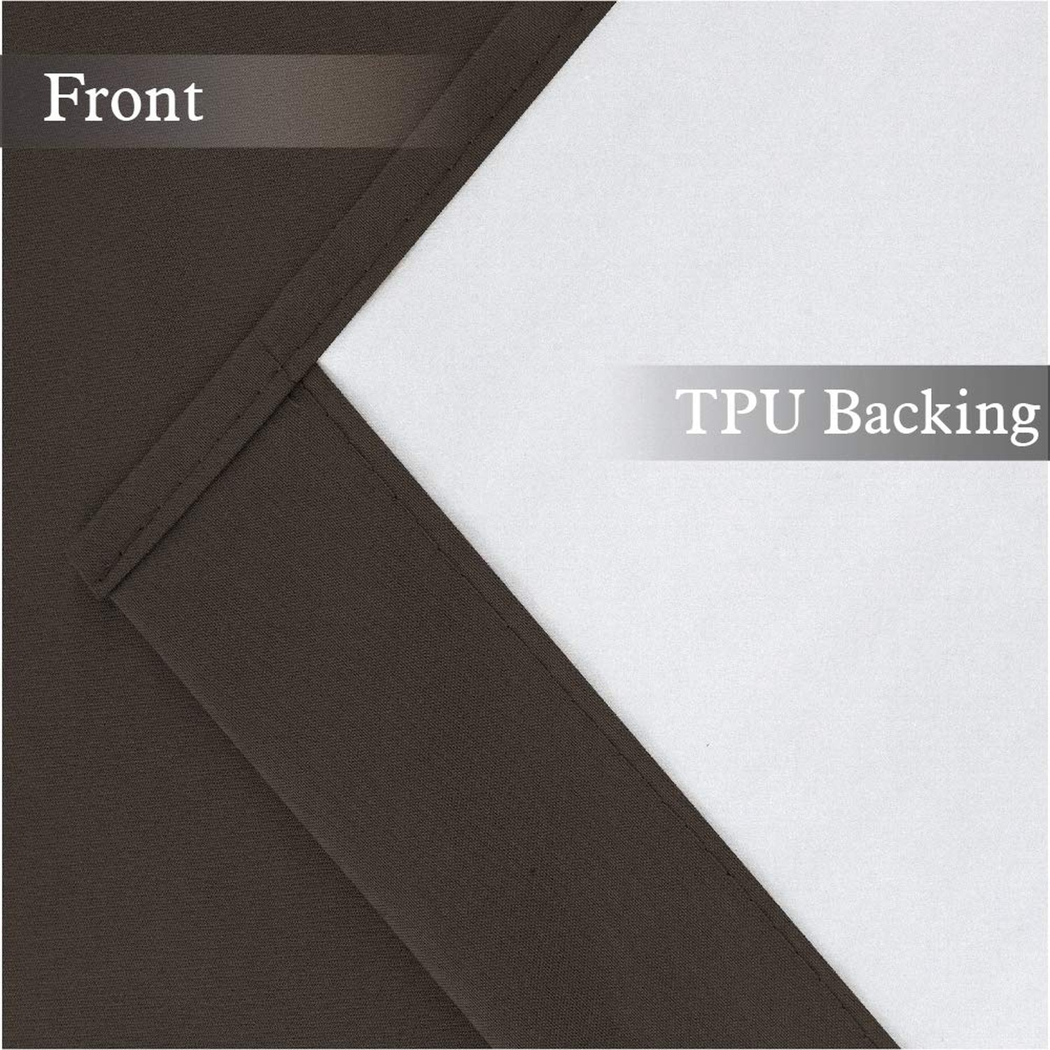 Easy Home 2 Panels Blackout Tier Curtain with Rod Pocket for Kitchen, Bathroo…