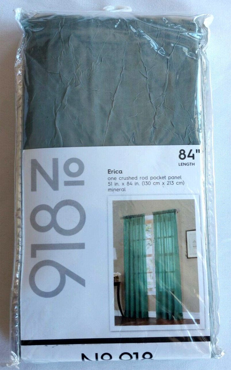 No 918 Mineral Erica Rod-Pocket Crushed Panel 51 x 84 in.