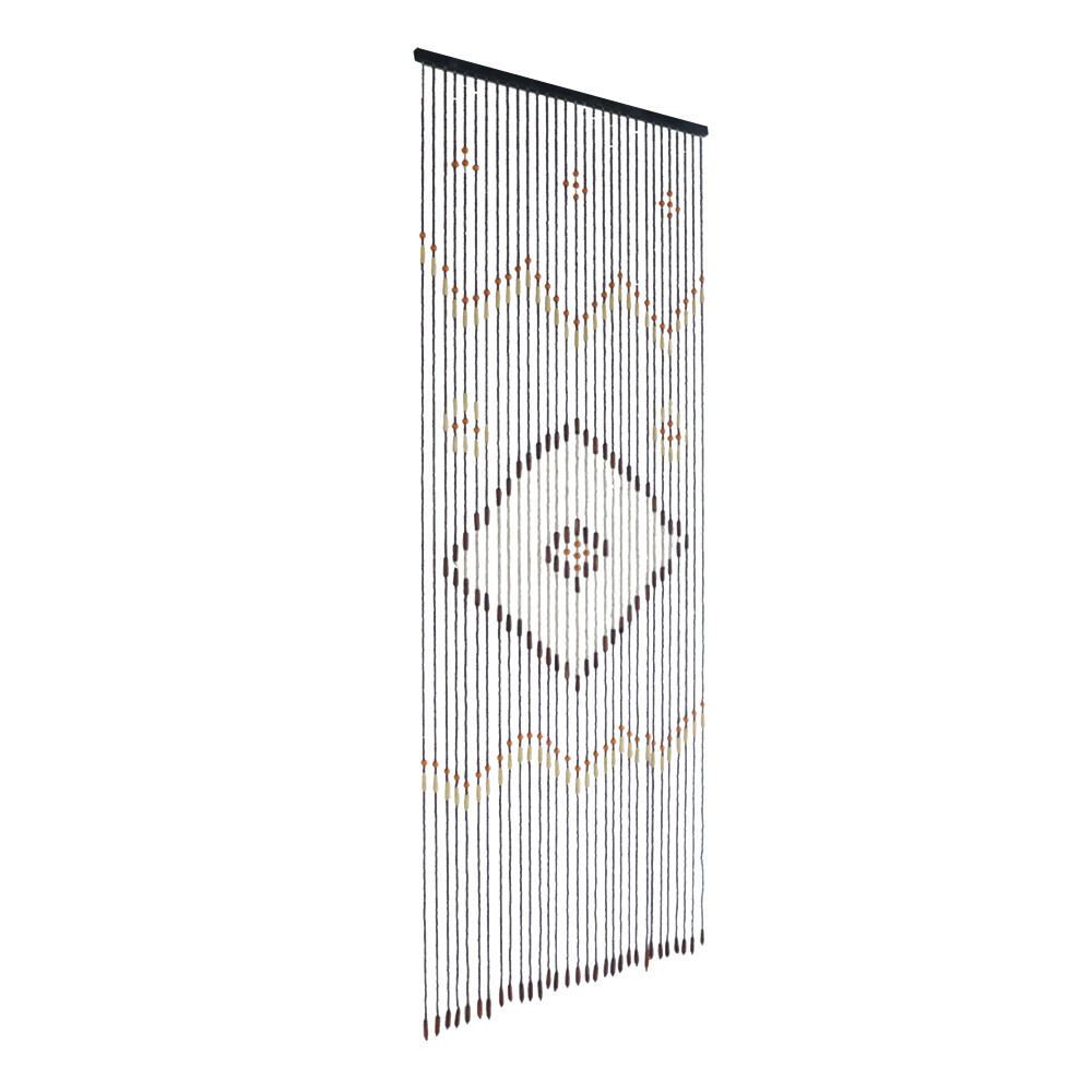Bead Curtain, String Door Curtains Beaded Wooden Curtain 31 Line For Doorway