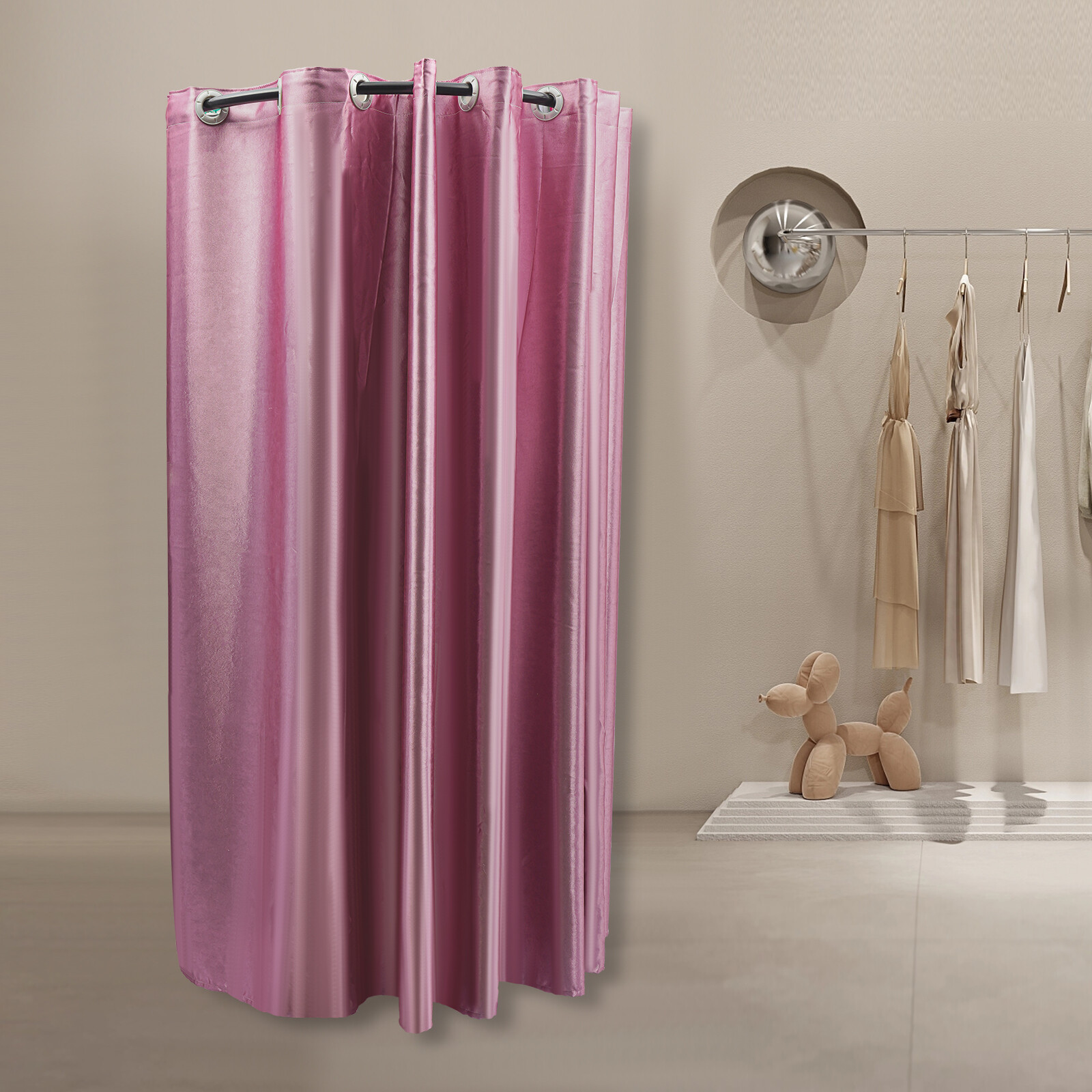U-shaped Store Changing Curtain Clothing Store Privacy Protection Dressing Cloth