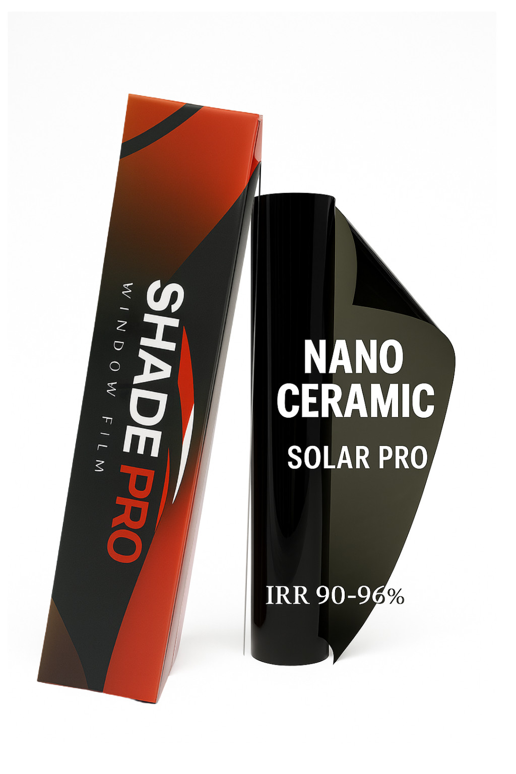 Nano Ceramic Window Tint Film-Solar Pro Serie – | IRR 90–96% | UVR 99.9% /2 Mil